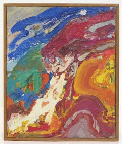 Abstract Expressionist Painting by Julius Hatofsky (American, 1922-2006)