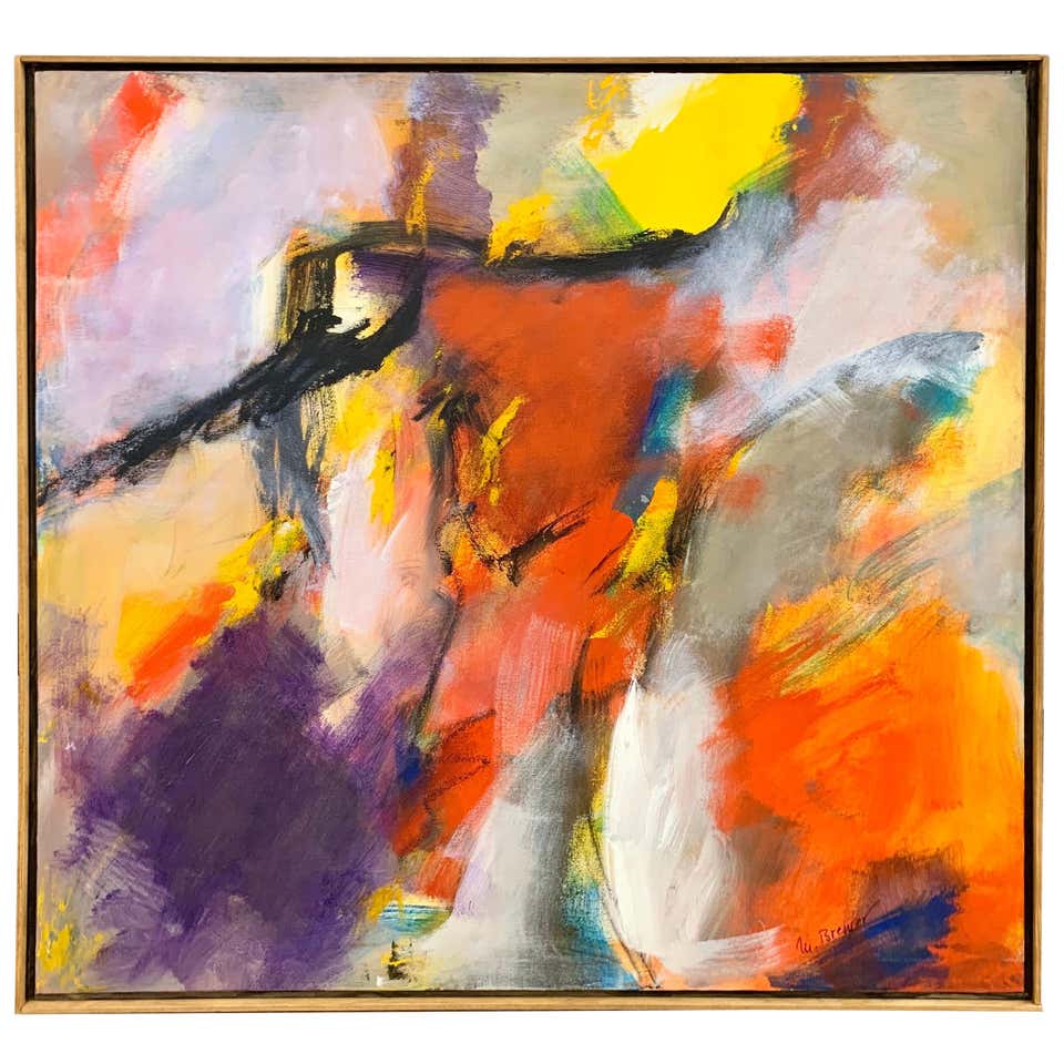 Abstract Expressionism Homage An Abstract Expressionist Painting by Joan Savo at 1stDibs