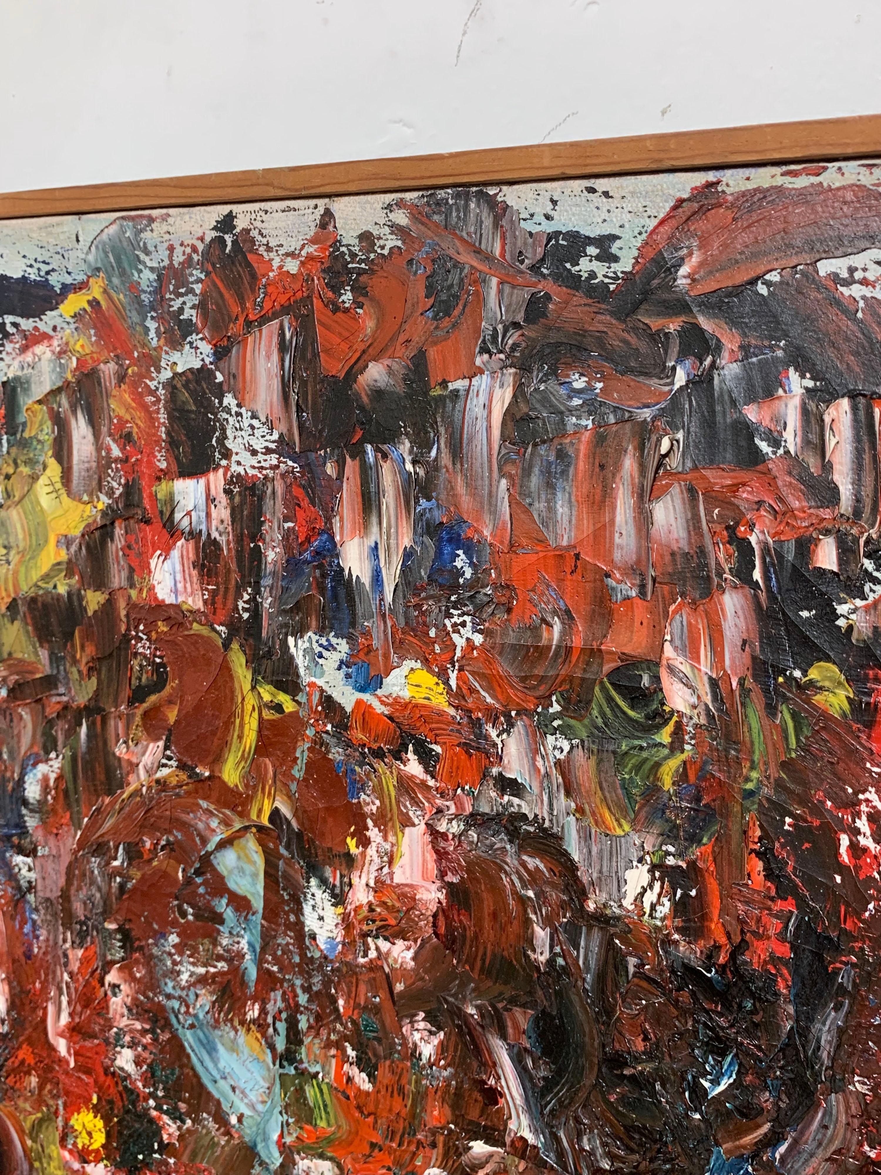 Abstract Expressionist Painting, Circa 1950s 1