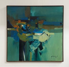 Abstrakte expressionistische Malerei im Stil von Russell Keeter