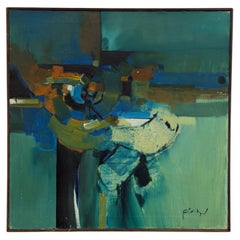 Abstrakte expressionistische Malerei im Stil von Russell Keeter