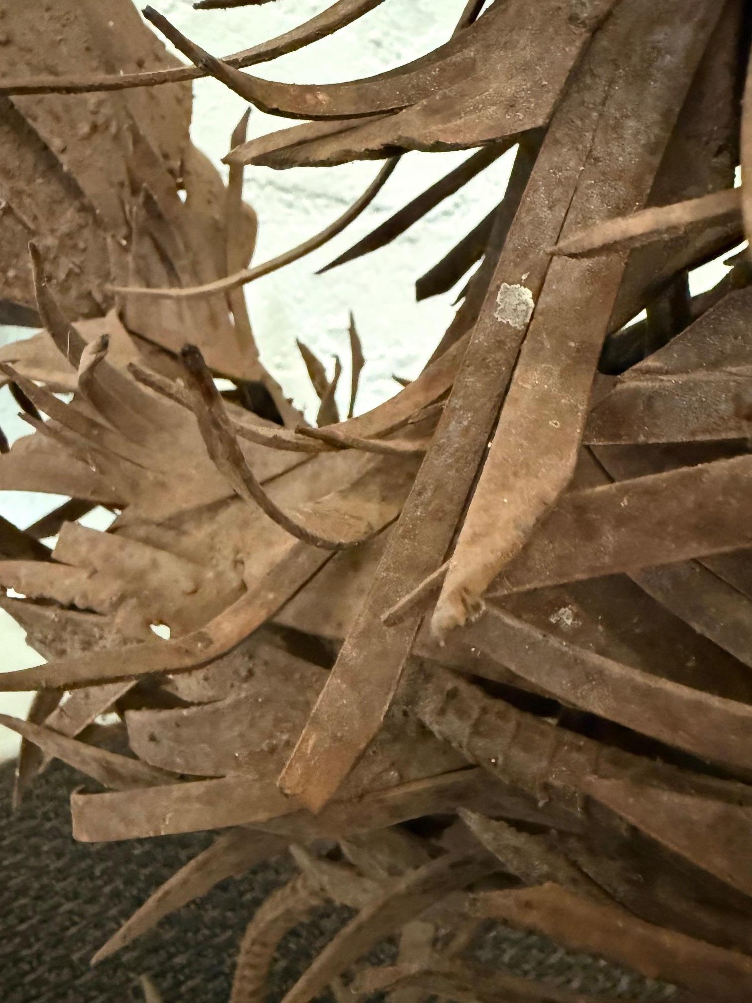 Saldato Abstract Expressionist Welded Steel Rooster Sculpture in vendita