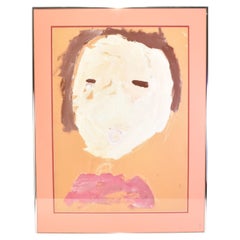 Abstract Face Painting, Framed