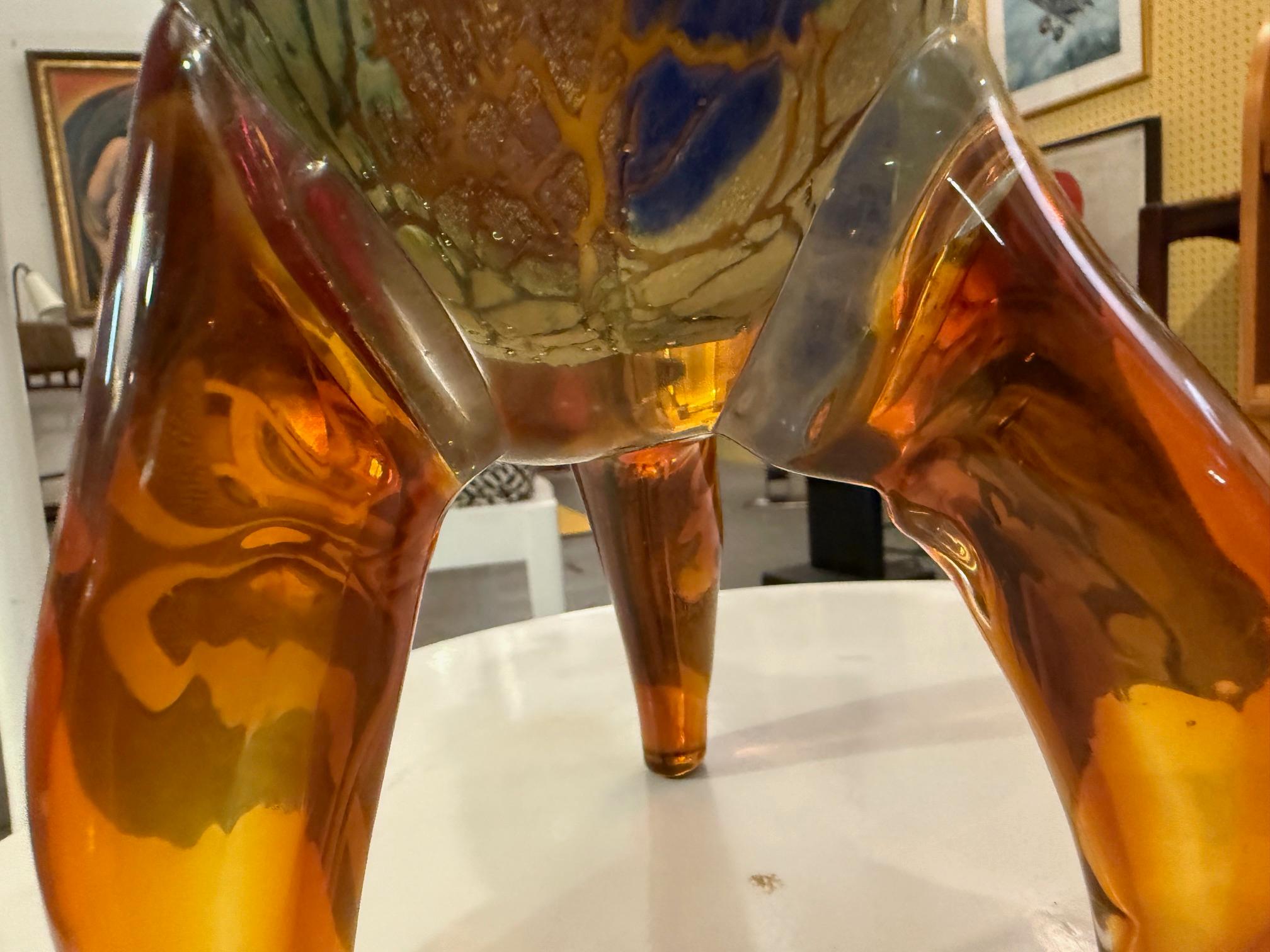 Sculpture abstraite en verre d'art de Murano en vente 1