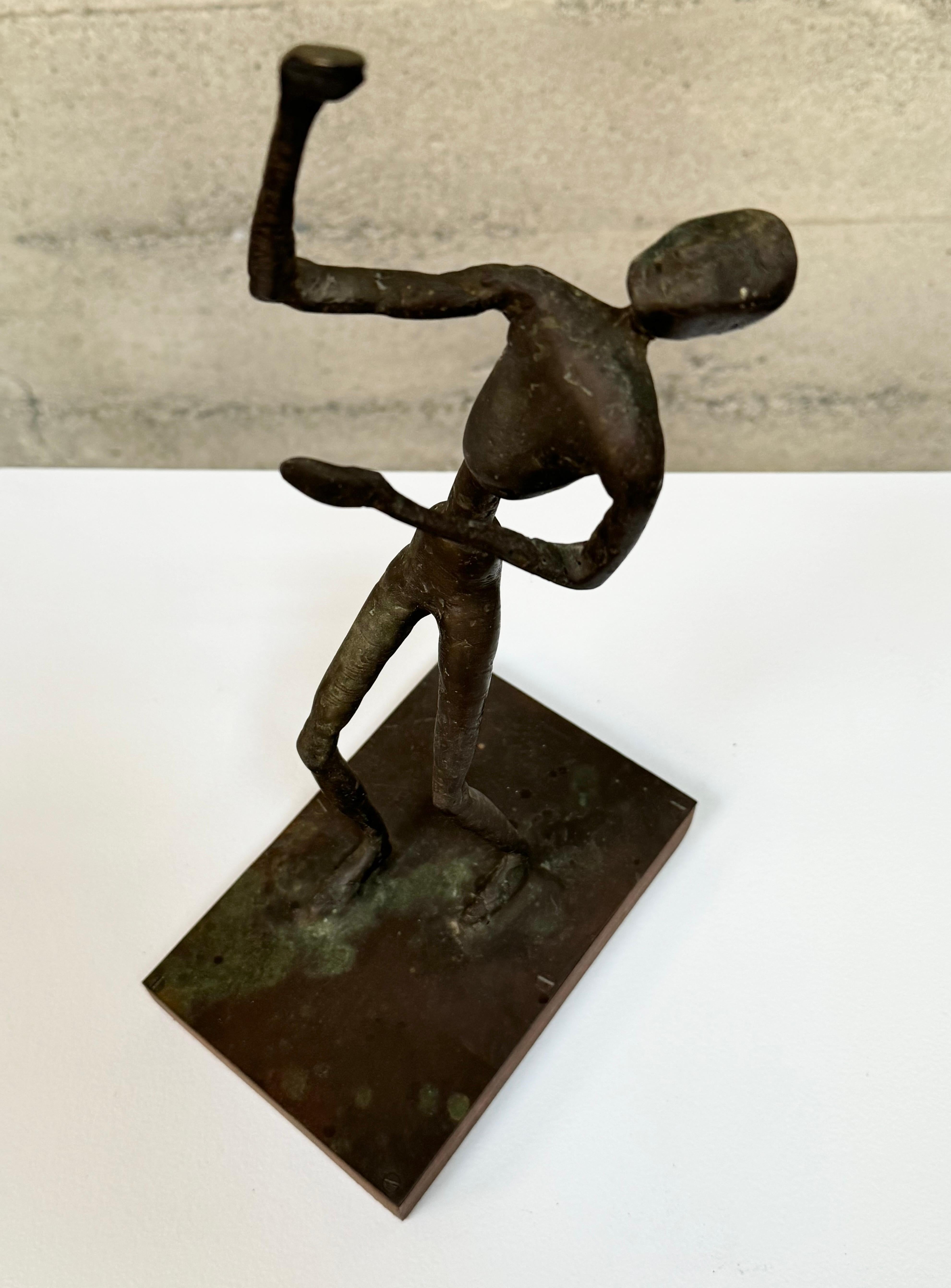 American Abstract Figurative Bronze by Bay Artist John Larkin For Sale