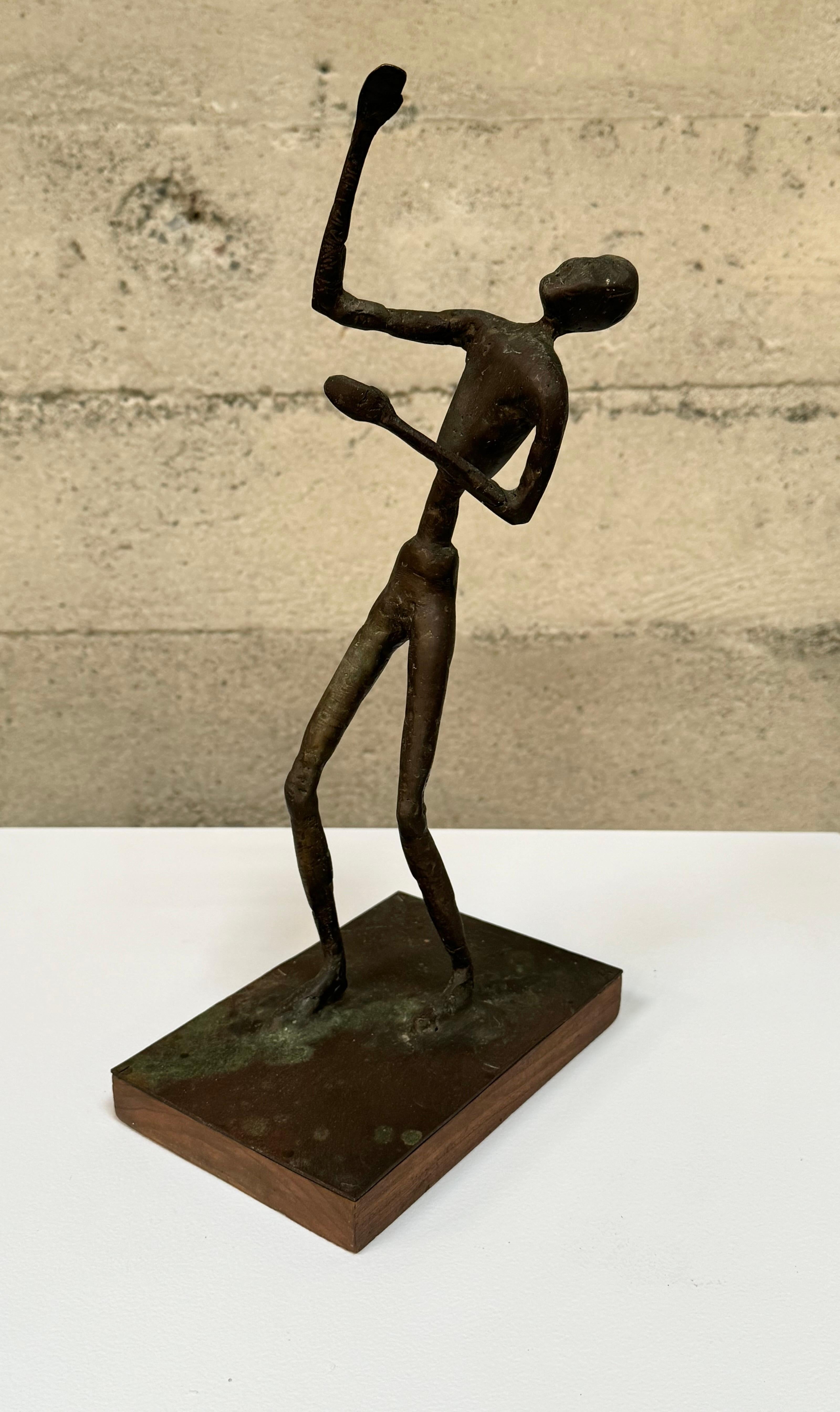 Abstract Figurative Bronze by Bay Artist John Larkin For Sale 1
