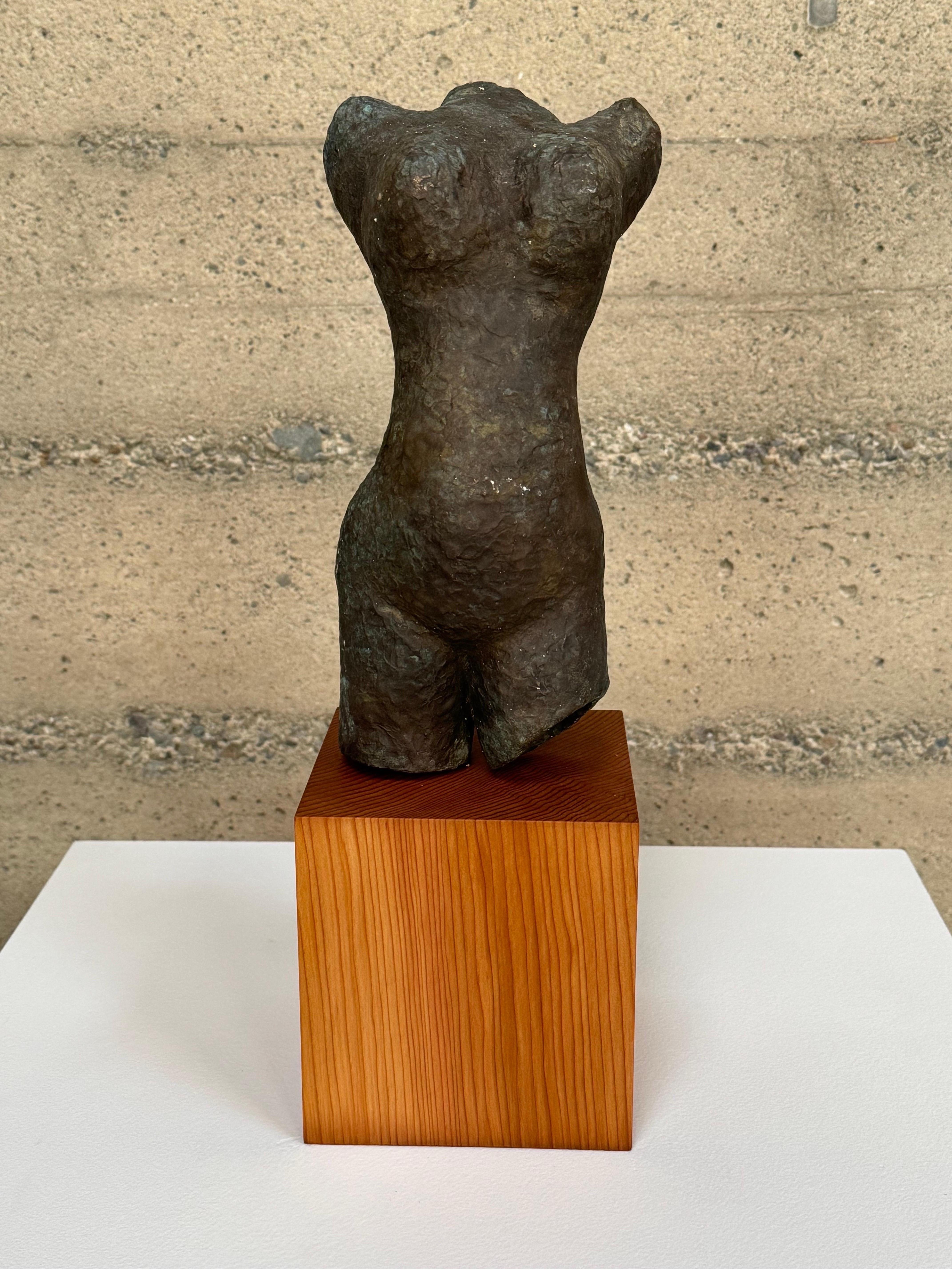 Fin du 20e siècle Sculpture figurative abstraite en bronze des années 1970 en vente