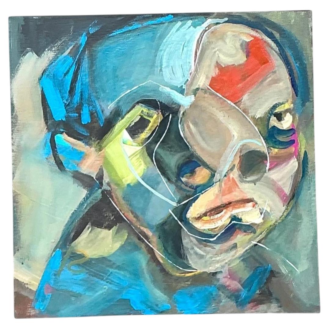 Abstract Figurative Oil Painting on Canvas