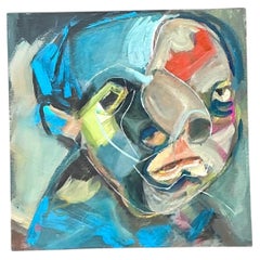 Abstract Figurative Oil Painting on Canvas