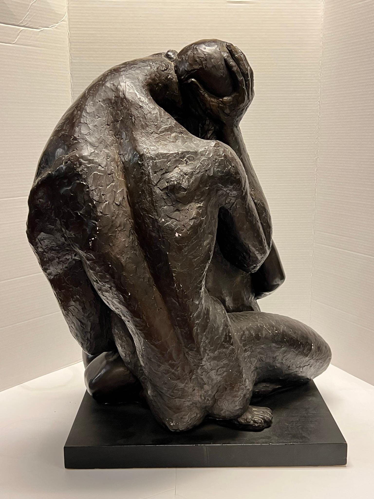Abstrakte figurative Skulptur von Manuel Carbonell (1918-2011) (amerikanisch)
