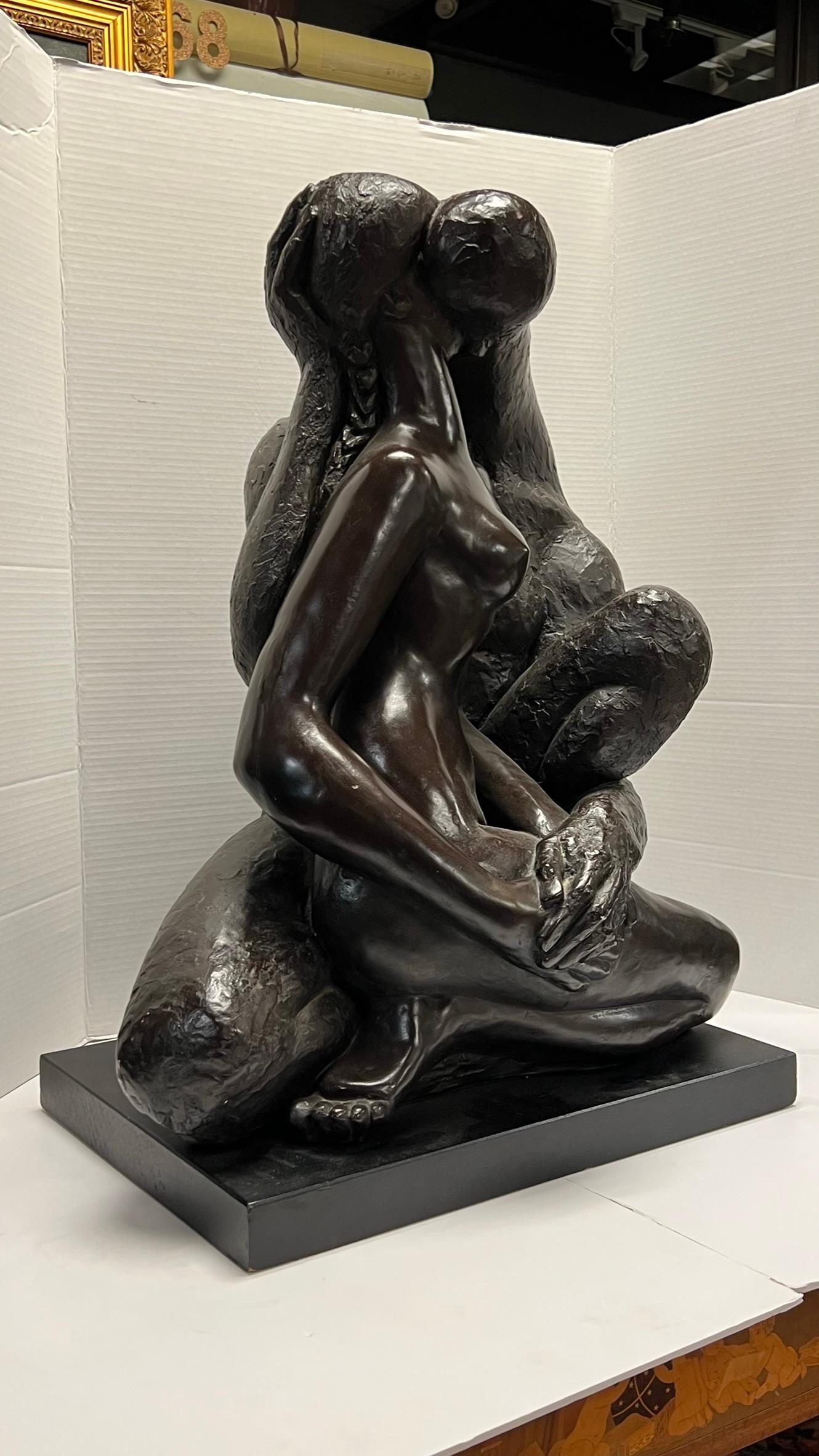 Abstract Figurative Sculpture by Manuel Carbonell (1918-2011) In Good Condition For Sale In New York, NY