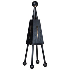 Abstrakte Figurative Massivholz Stehlampe Artisanal Hand-Carved Art Light JASTER