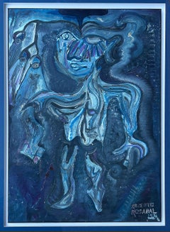 Abstract FigurativePainting by Roberto Rosabal Cuban-American Artist