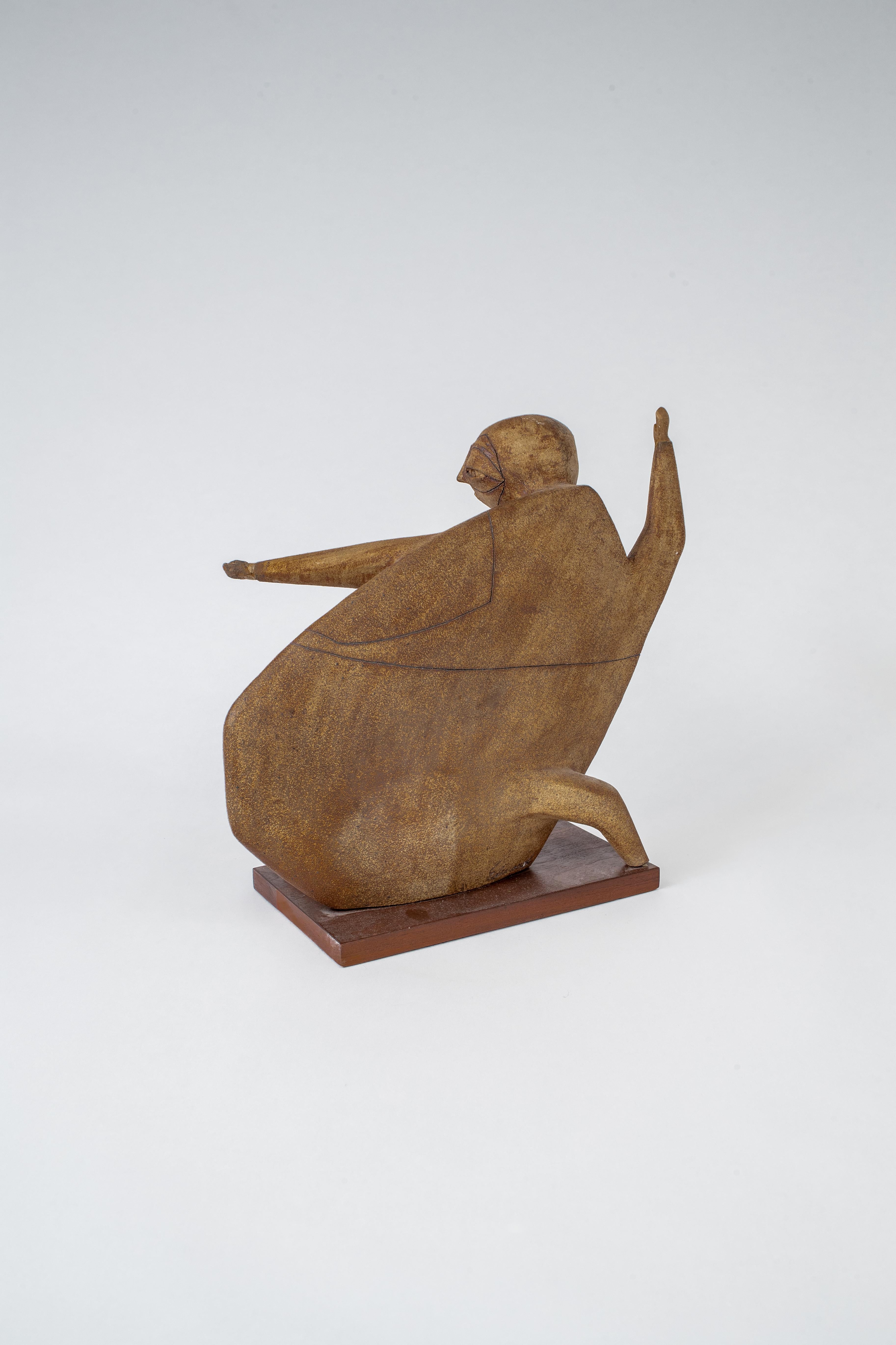 20th Century Abstract Figure in Grés, USA, 1960's