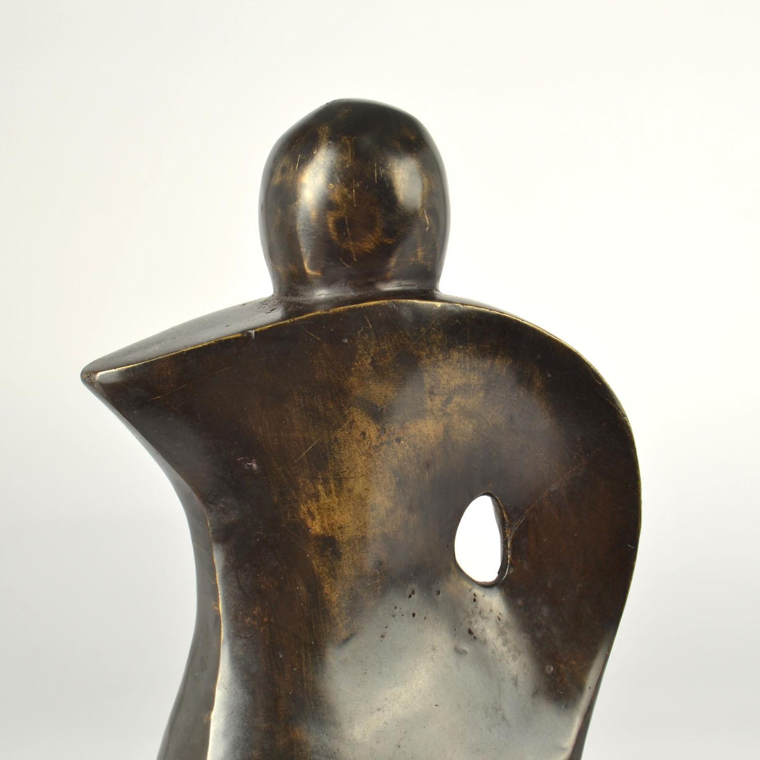Abstract Figure Sculpture in Bronze For Sale at 1stDibs