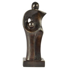 Abstract Figure Sculpture in Bronze