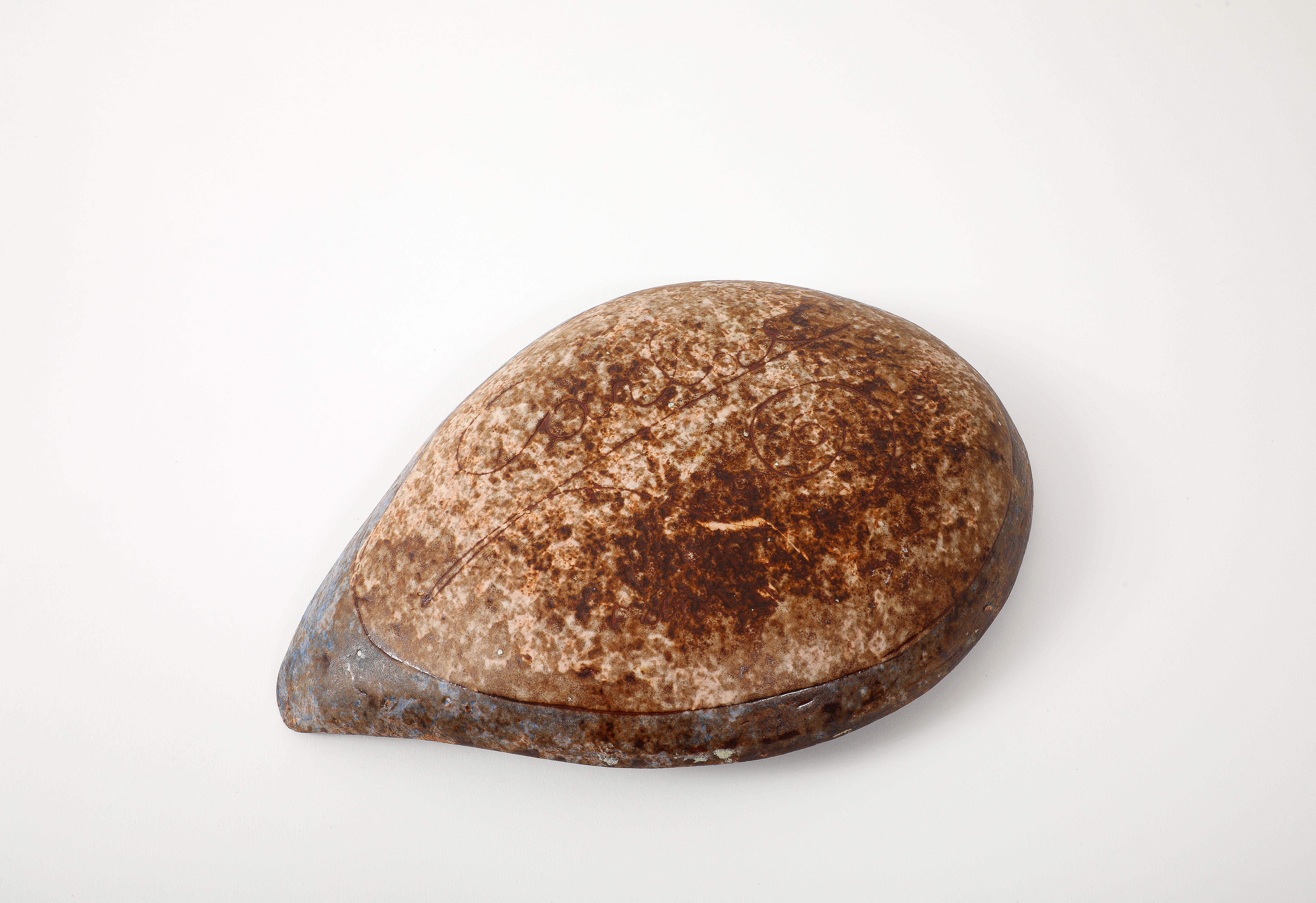Abstract Fish Motif Mid-Century Ceramic Dish, France, 1960’s 6