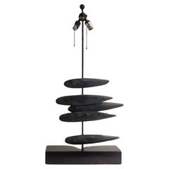 Abstrakte Fisch-Skulptur-Lampe, um 1950