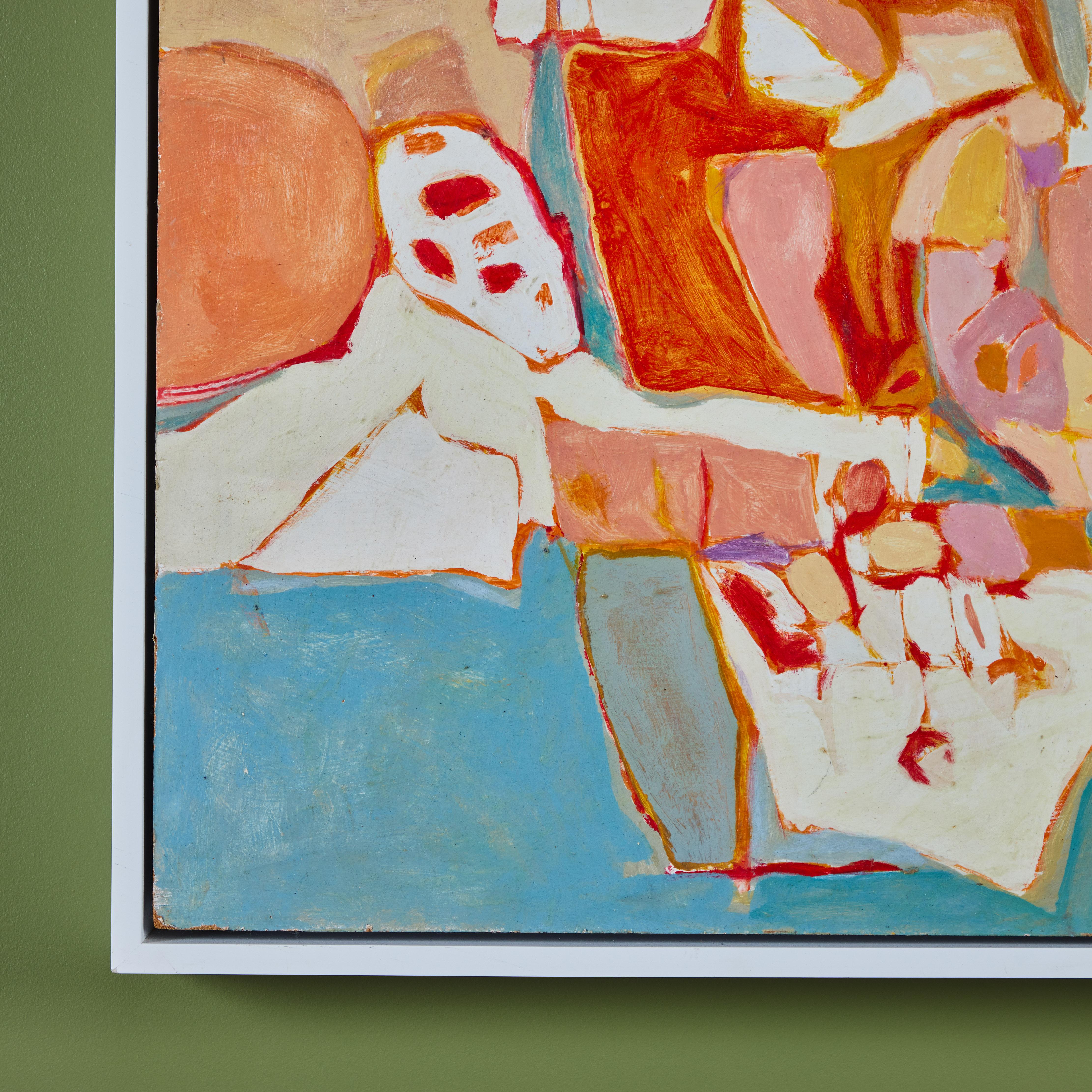 20ième siècle Peinture abstraite encadrée de Sherry Schrut en vente