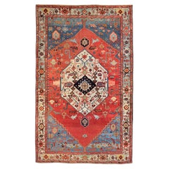Abstract & Geometric Large Tribal Bakshaish Rug, 1890