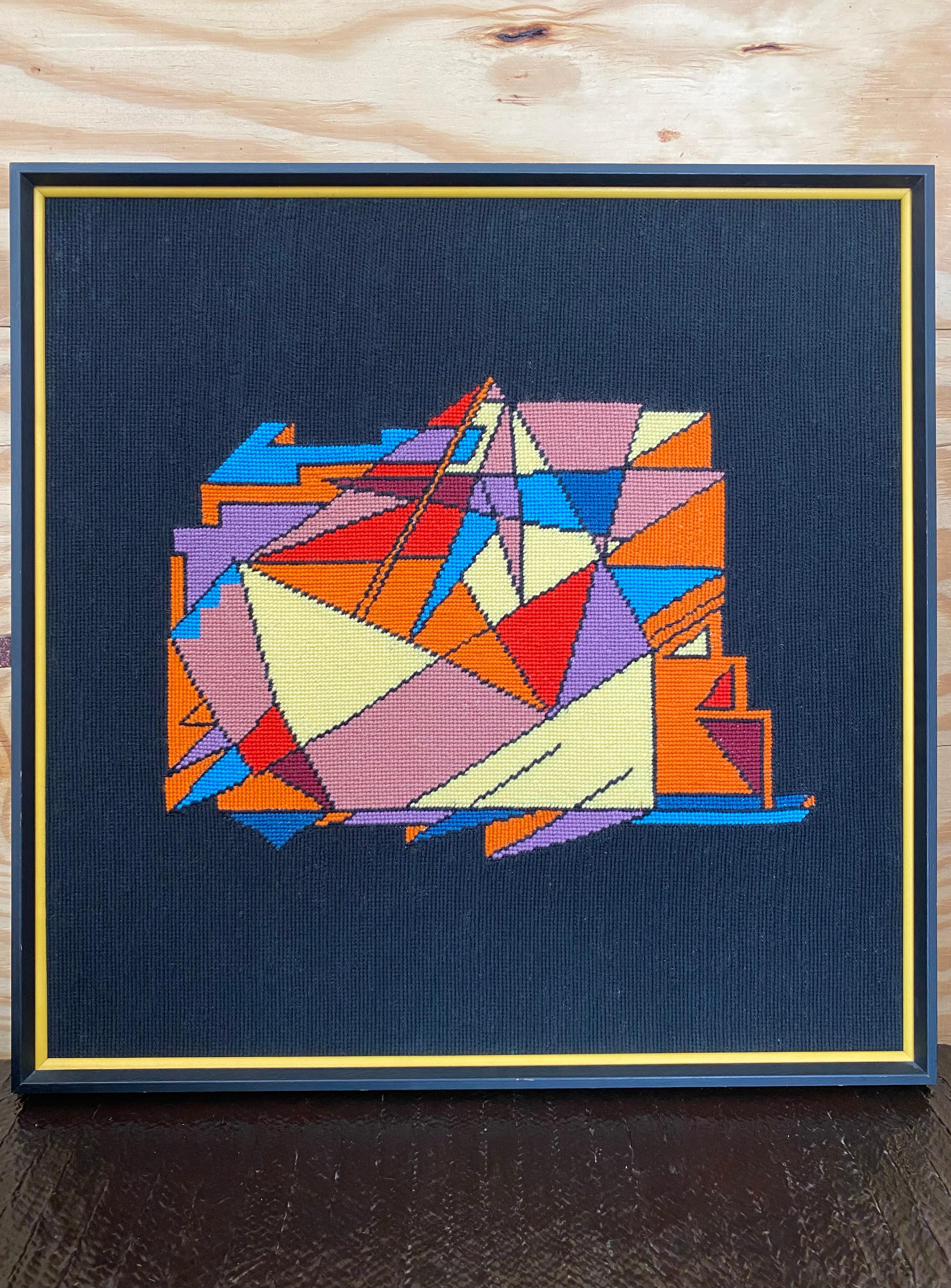 Abstrakte geometrische Nadelspitze im Angebot 6