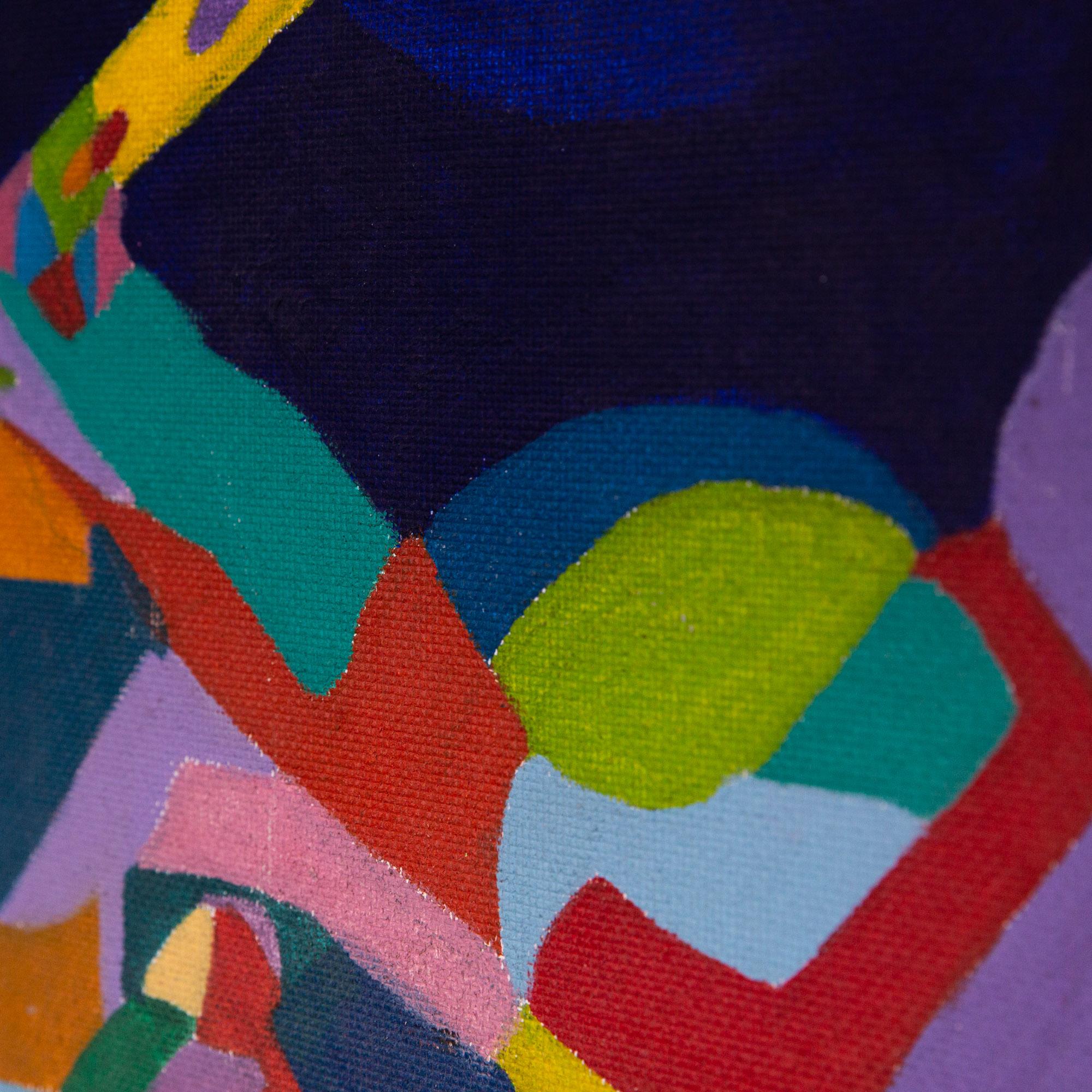 20th Century Abstract Geometric Painting
