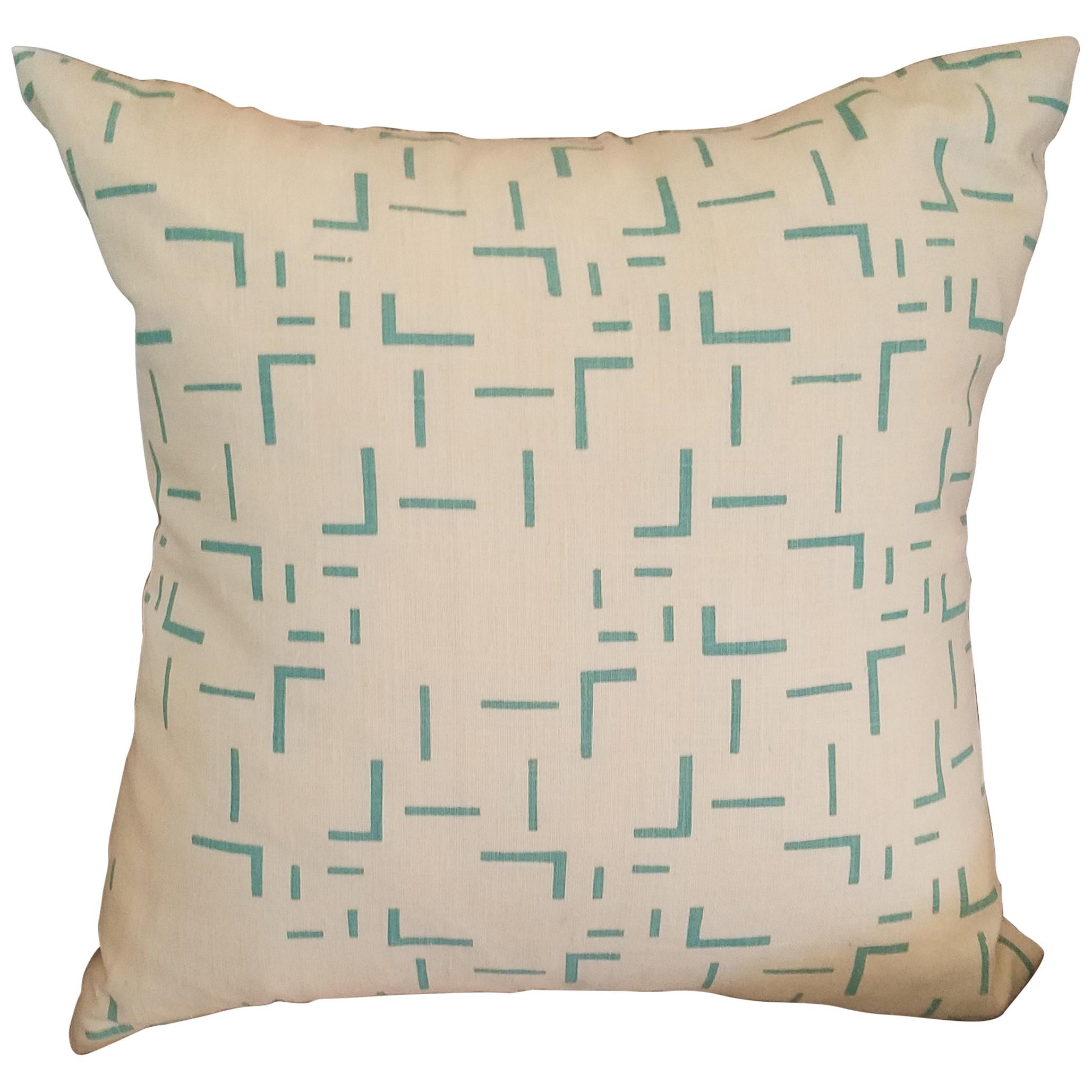 Abstract Geometric Printed Pillow