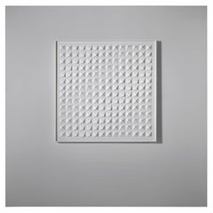 Relieve geométrico abstracto de Henk van der Plas, Países Bajos, década de 1970 Relieve geométrico abstracto de Henk van der Plas, Países Bajos, década de 1970