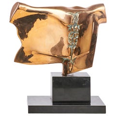Abstract Gilded Bronze "Icarus" by Roy Shifrin