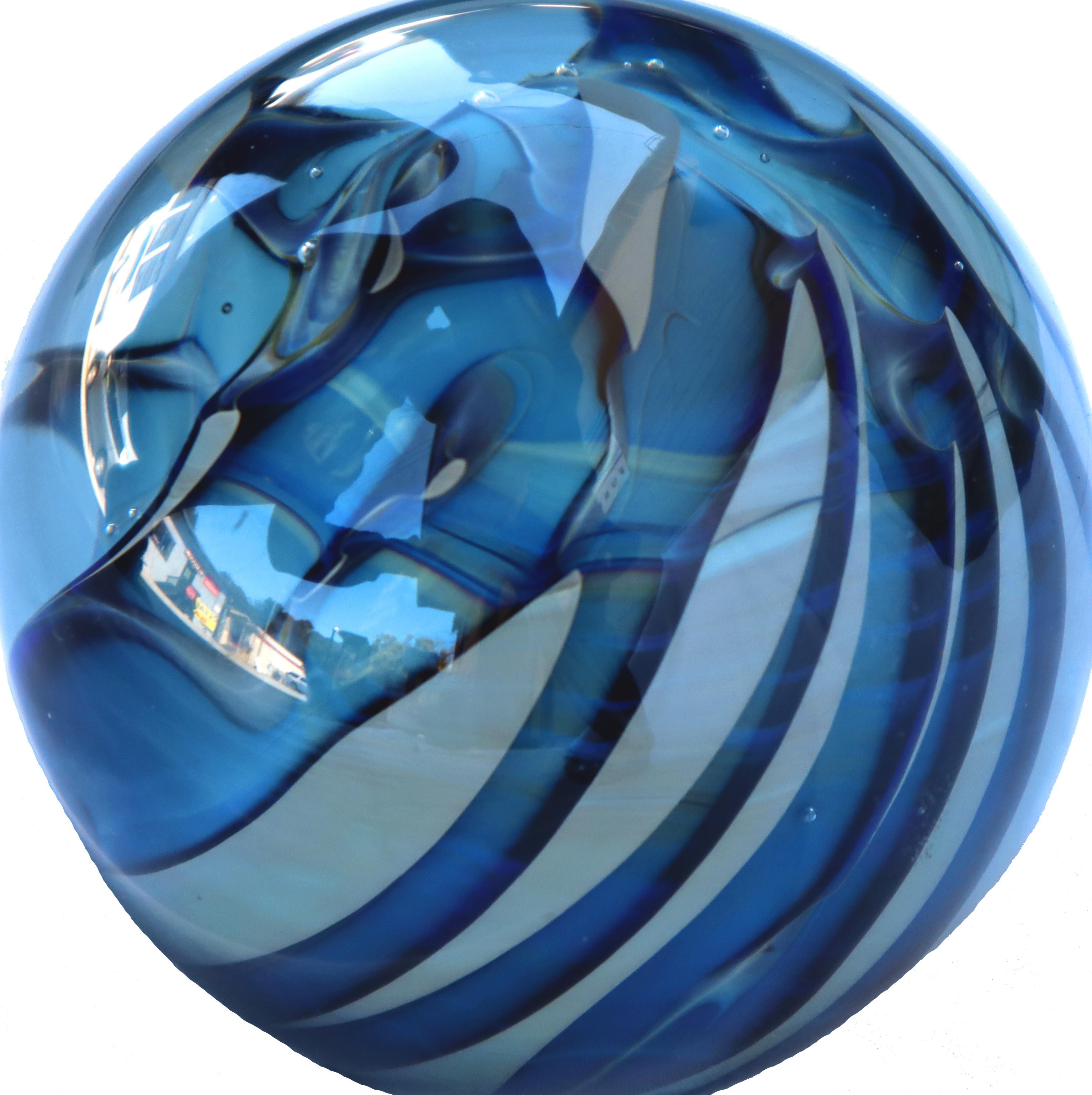 American Abstract Glass Paperweight