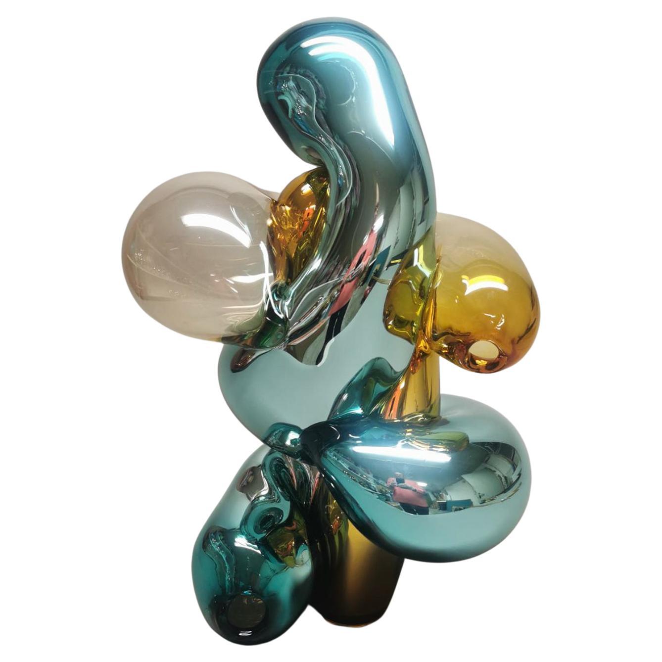 Abstract Glass Sculpture by Markus Emilsson, In Stock For Sale