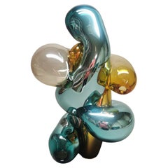 Abstract Glass Sculpture by Markus Emilsson, In Stock