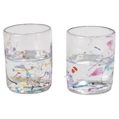 Abstract Glass Tumblers