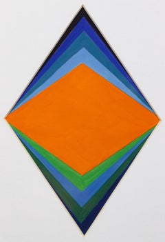 Peinture abstraite à la gouache de Hércules Barsotti