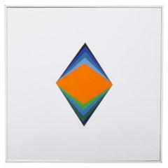 Abstrakte Gouache-Malerei von Hércules Barsotti