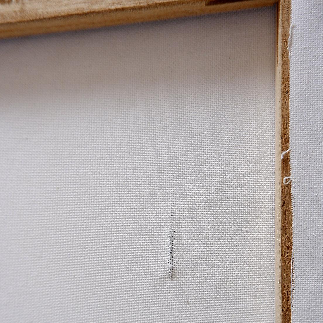 Abstraktes Rasterbild auf Leinwand - signiert C.Massaut - wahrscheinlich 20. (20. Jahrhundert) im Angebot