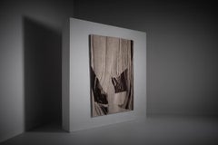 Abstract hand knotted Wall Tapestry, France 1960s