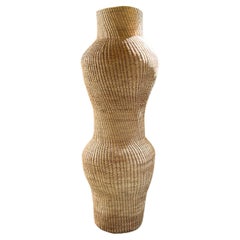 Escultura abstracta de palma tejida a mano - Mediana