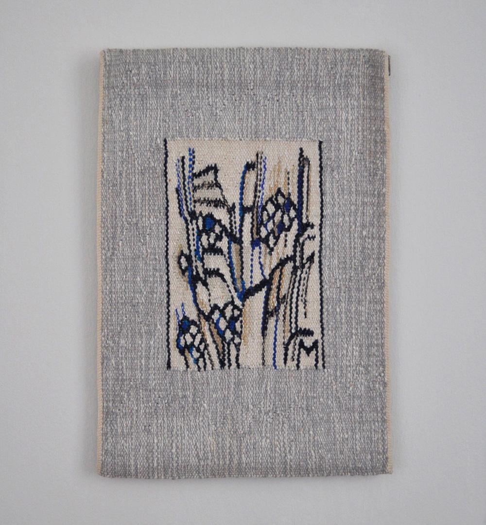 Abstract handwoven wall tapestry with a graphic expression by the Danish artist Mette Birckner.
Fine craftsmanship and quality, in a very fine condition.

Denmark, 2000. 
Handwoven in wool. 
Measures: W 28 cm., H 42 cm 

Nature is often the