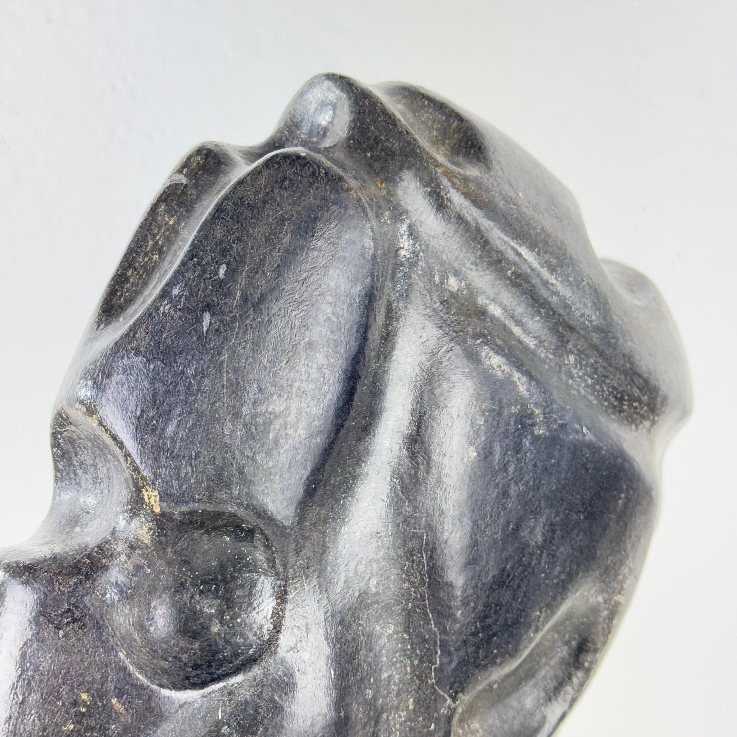 Marble Abstract Head Sculpture by Pietro Cenedella, Italy, 1960s For Sale