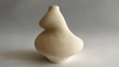 Abstract Home Decor Handmade White Ceramic Vase by Maku Ceramic