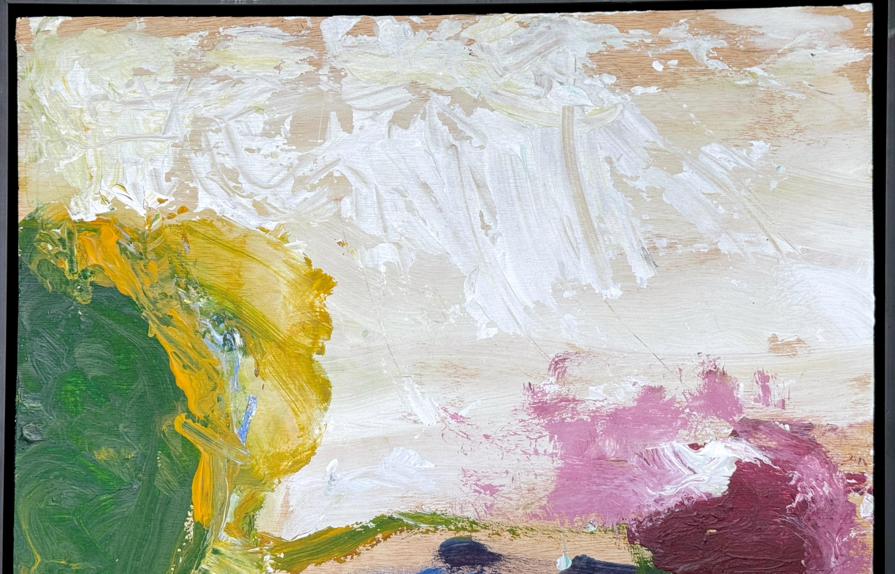 'Abstract III, Diptych' by Beverly Myers Modern Painter, School of Wolf Kahn For Sale 3