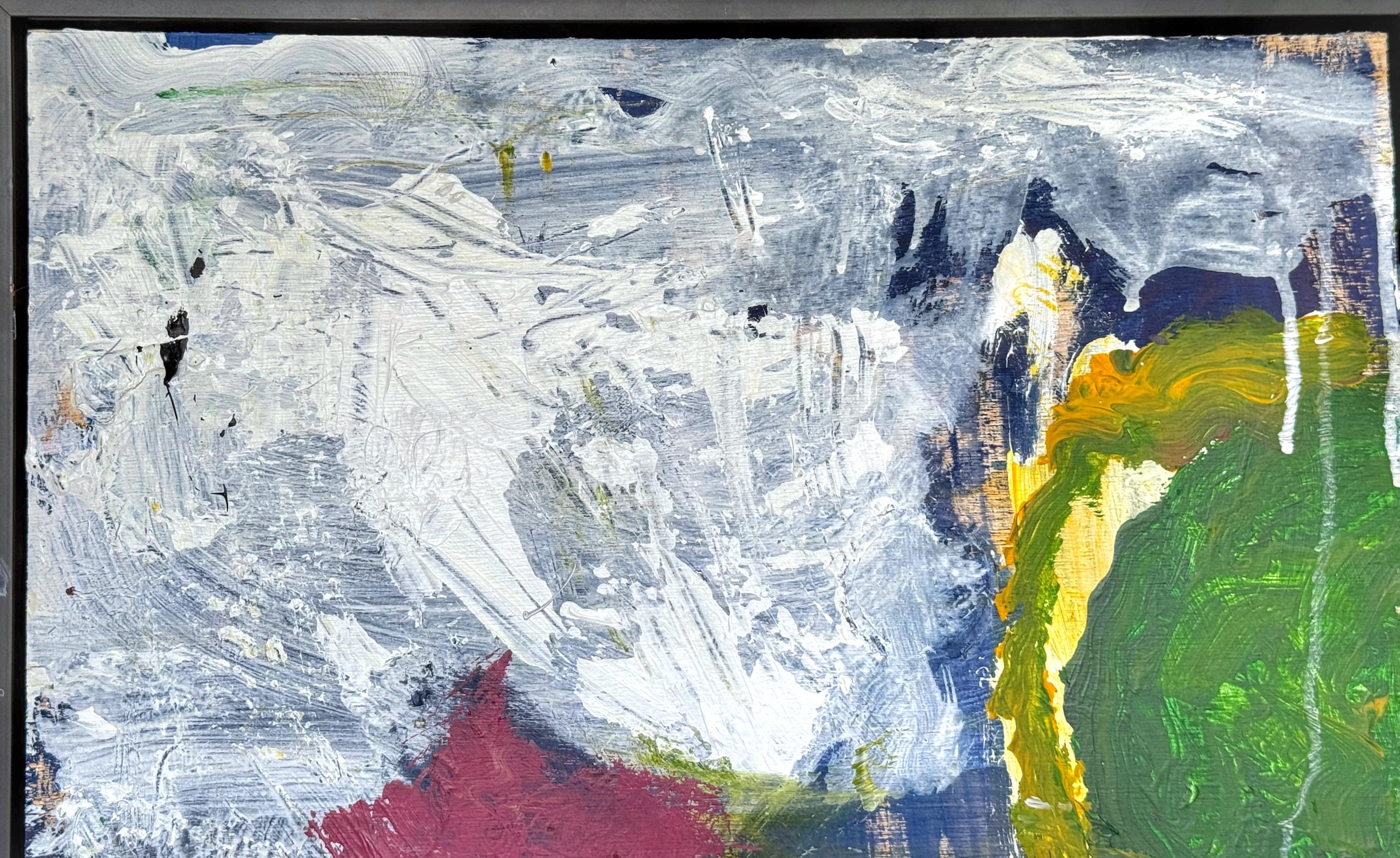 'Abstract III, Diptych' by Beverly Myers Modern Painter, School of Wolf Kahn For Sale 2