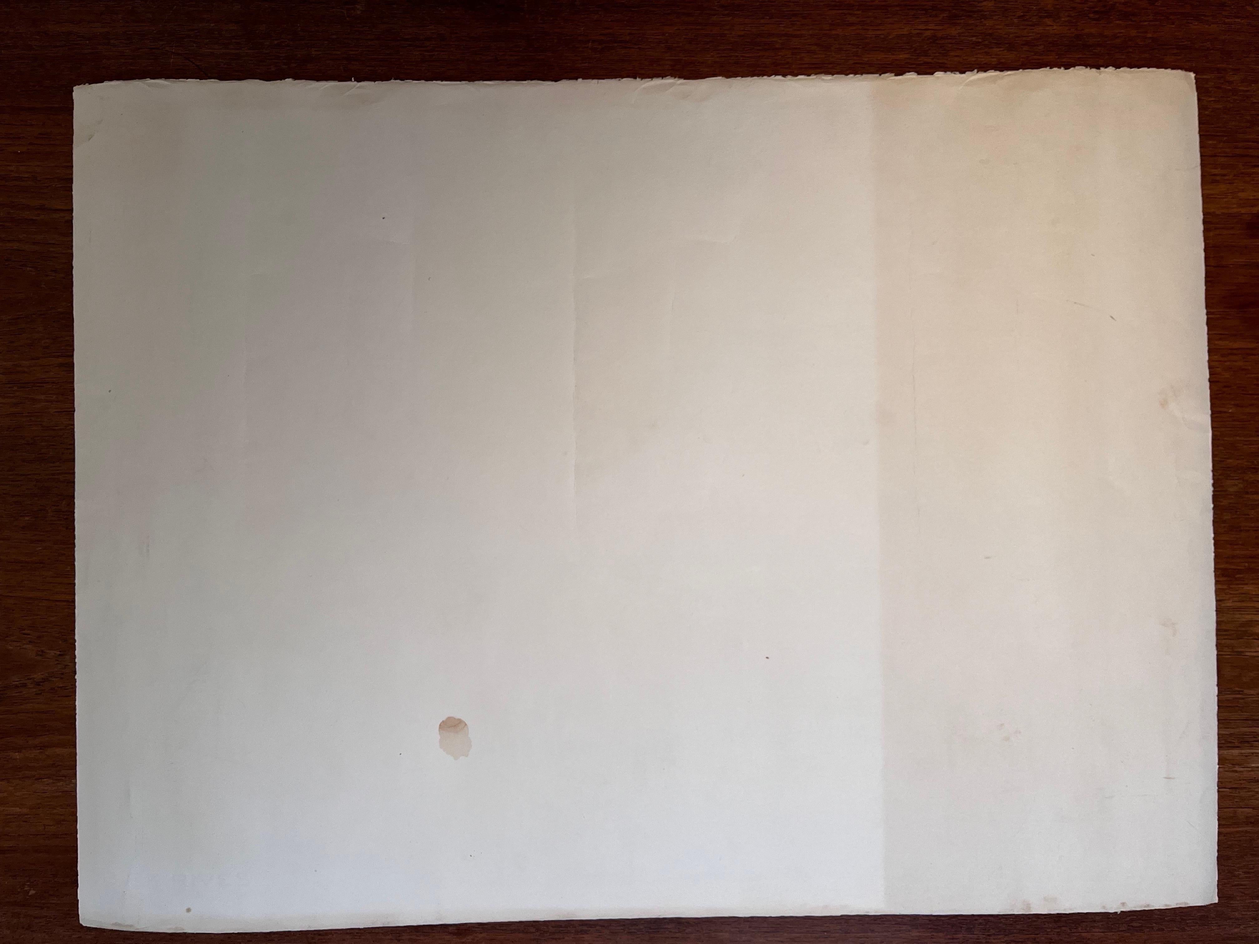 Immagine astratta di barche - Litografia - firmata in vendita 6