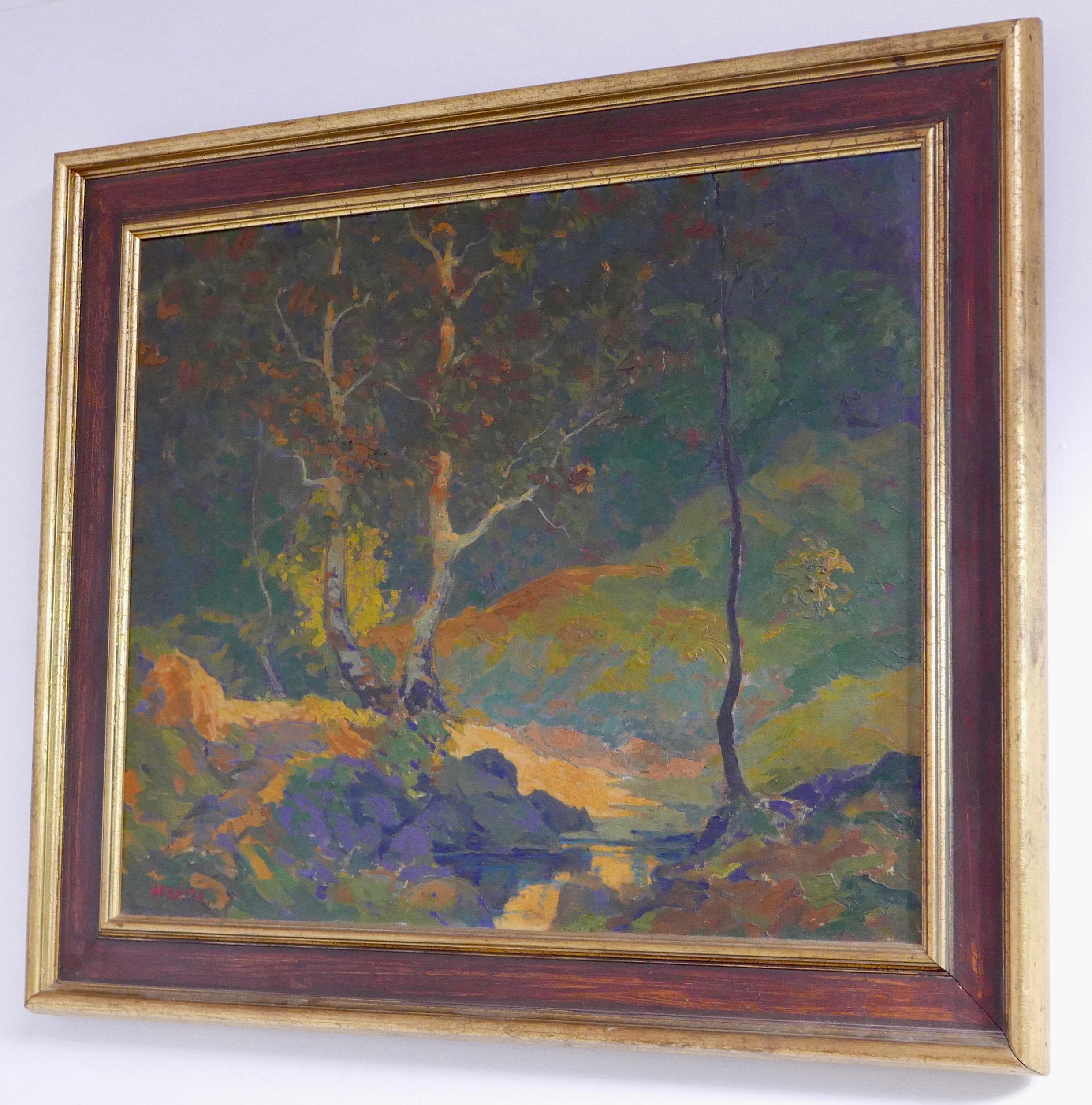 Abstract/ Impressionist Landscape by Russian/American William N. Horwitz, c 1924 8