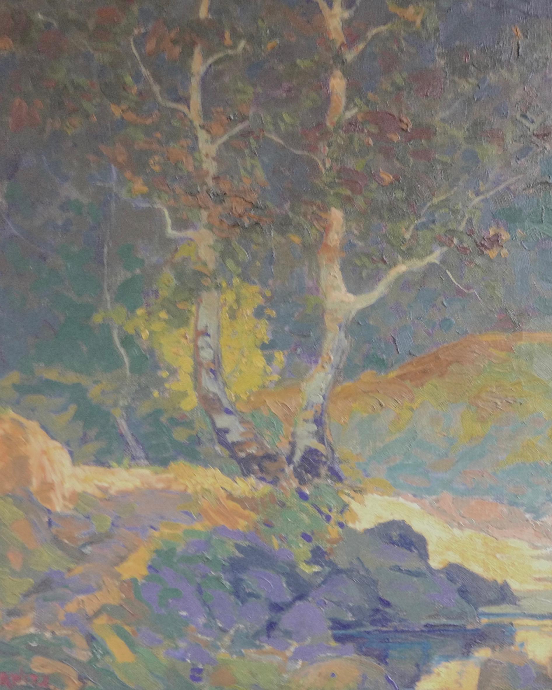 20th Century Abstract/ Impressionist Landscape by Russian/American William N. Horwitz, c 1924