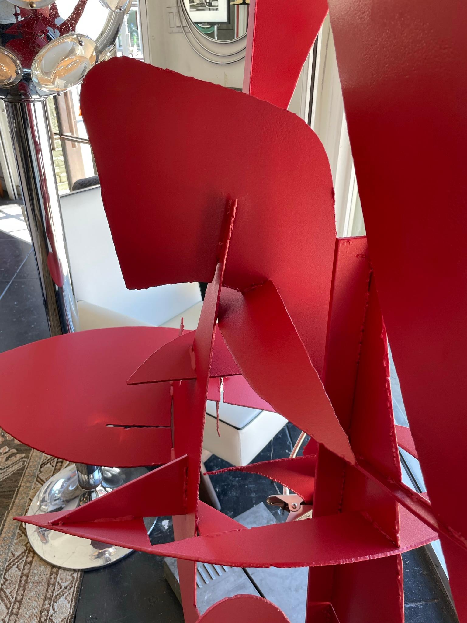 Abstract Indoor/Outdoor Sculpture by Paul Kasper In Good Condition For Sale In Los Angeles, CA