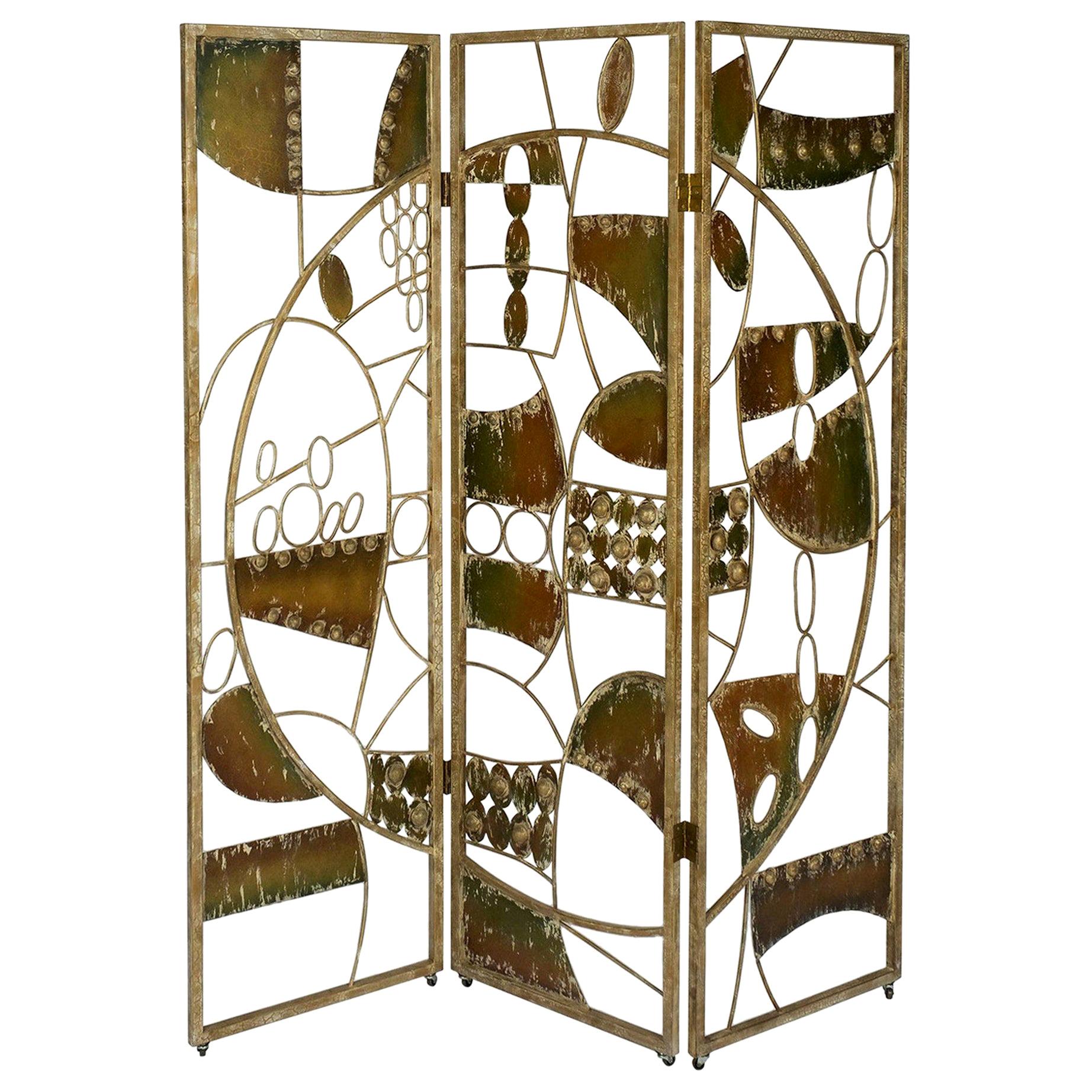 Abstract Iron Screen