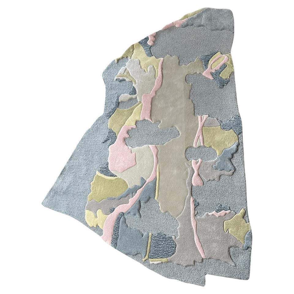 Irregular Shape Abstract Rug by RAG HOME For Sale at 1stDibs