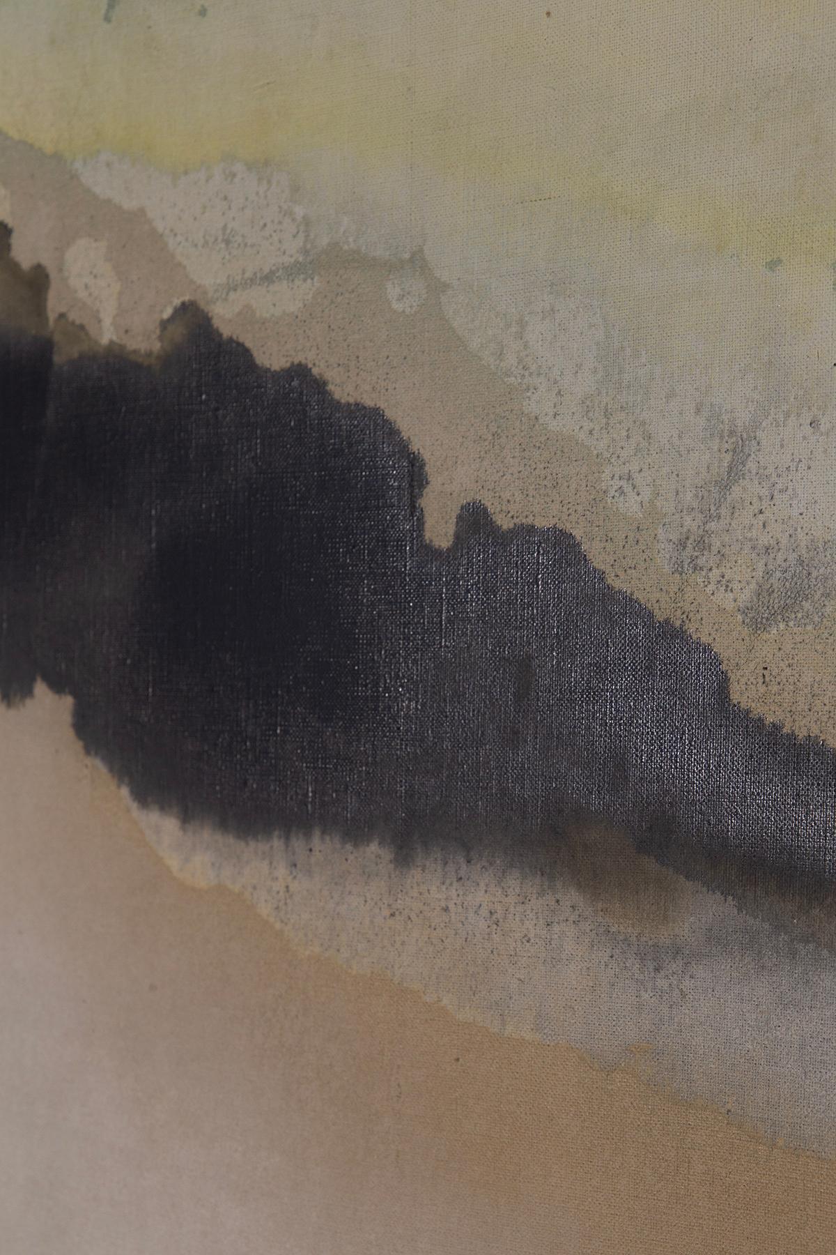 Abstract Italian post modern painting, signature unknown For Sale 2